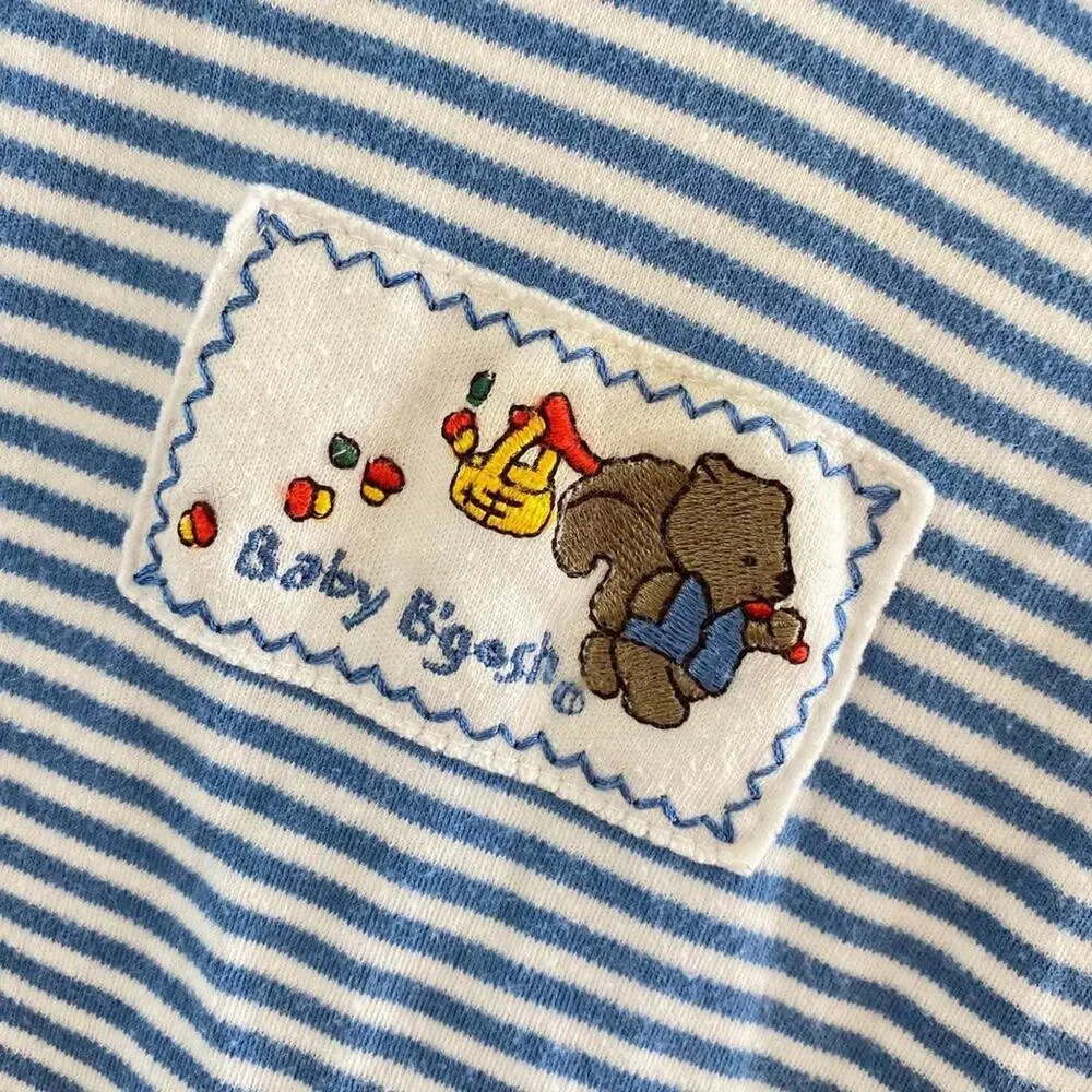 Vintage OshKosh B'gosh Squirrel Overalls Set 3-6 M